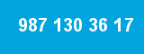 987 130 36 17 987 130 36 17